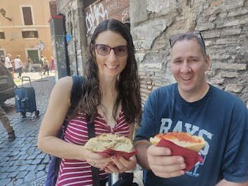 walking food tour in rome